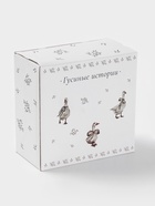 Чайная пара Доляна «Гуси», 2 предмета: чашка 250 мл, блюдце d=15 см, фарфор, белая - Фото 6