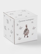 Лимонница Доляна «Гуси», доломит, 9×9 см, белая - Фото 5