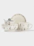 Набор для специй Доляна «Гуси», 2 предмета: солонка, перечница 130 мл, доломит, белый - Фото 7