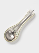 Подставка под ложку Доляна «Цветы», 22.3×7.1×2.7 см, доломит, белая - Фото 2