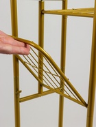 Подставка для цветов Greengo, 4 полки, 43×22×82 см, напольная, металл, цвет золотой - Фото 9