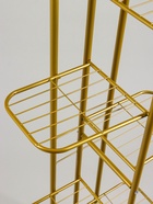 Подставка для цветов Greengo, 7 полок, 43×22×126 см, напольная, металл, цвет золотой - Фото 7