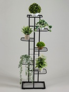 Подставка для цветов Greengo, 7 полок, 43×22×126 см, напольная, металл, чёрная - Фото 3