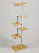 Подставка для цветов Greengo, 6 полок, 36×23×106 см, напольная, каркас металл, полки МДФ, белая - Фото 4