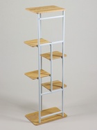 Подставка для цветов Greengo, 6 полок, 36×23×106 см, напольная, каркас металл, полки МДФ, белая - Фото 6