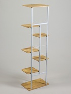 Подставка для цветов Greengo, 7 полок, 36×23×120 см, напольная, каркас металл, полки МДФ, белая - Фото 6