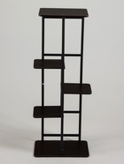 Подставка для цветов Greengo, 5 полок, 36×23×94 см, напольная, каркас металл, полки МДФ, чёрная - Фото 6