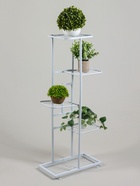 Подставка для цветов Greengo, 5 полок, 44×22×95 см, напольная, металл, белая - Фото 2