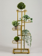 Подставка для цветов Greengo, 6 полок, 44×22×105 см, напольная, металл, цвет золотой - Фото 3