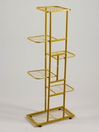Подставка для цветов Greengo, 6 полок, 44×22×105 см, напольная, металл, цвет золотой - Фото 6