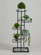 Подставка для цветов Greengo, 6 полок, 44×22×105 см, напольная, металл, тёмно-серая - Фото 3