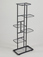 Подставка для цветов Greengo, 6 полок, 44×22×105 см, напольная, металл, тёмно-серая - Фото 4
