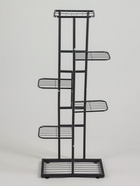 Подставка для цветов Greengo, 6 полок, 44×22×105 см, напольная, металл, тёмно-серая - Фото 5