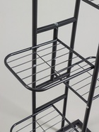 Подставка для цветов Greengo, 6 полок, 44×22×105 см, напольная, металл, тёмно-серая - Фото 7