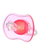 Соска - пустышка ортодонтическая, с колпачком, от 3 мес., розовая 10856681
