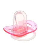 Соска - пустышка ортодонтическая, с колпачком, от 3 мес., розовая 10856681
