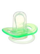 Соска - пустышка ортодонтическая, с колпачком, от 3 мес., зелёная - фото 114403567 Соска - пустышка ортодонтическая, с колпачком, от 3 мес., зелёная - фото 114403567