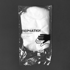 Перчатки одноразовые полиэтиленовые, PE, 0.4 г, размер перчатки 28×13.5 см, 100 шт./уп (50 пар) - Фото 6