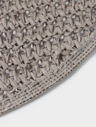 Салфетка сервировочная на стол Доляна «Кастилия», d=38 см, серая - Фото 3