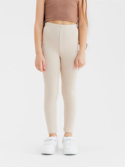 Легинсы (лосины) детские KAFTAN, рост 100 см, бежевые