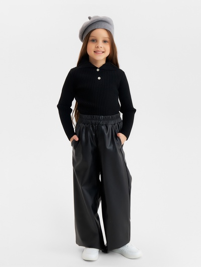 Джемпер для девочки KAFTAN, рост 130 см, чёрный