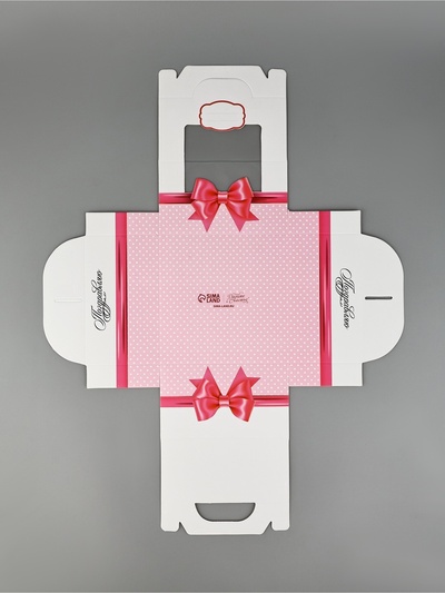 Коробка для бенто-торта «Поздравляю», 14×14×8 см