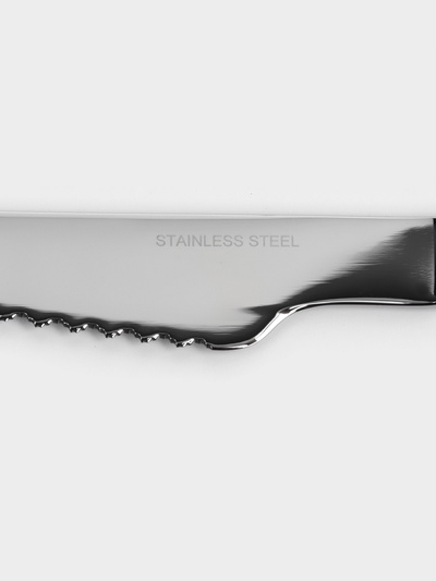 Нож для стейка Hanna Knövell, 22.3 см, толщина 6 мм, сталь Aisi 420, серебристый