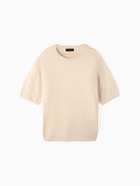 Футболка женская MIST, размер 46-48, бежевая 10782426