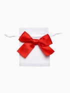 Мешочек подарочный «Бант органза», 7×9 см, бело-красный - Фото 2