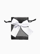 Мешочек подарочный «Бант органза», 7×9 см, черно-белый - Фото 2