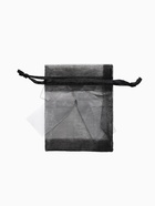 Мешочек подарочный «Бант органза», 7×9 см, черно-белый - Фото 3