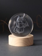 Световая фигурка стекло «Шар. Голограмма: Аниме», d=6 см, подставка дерево, USB - Фото 2