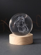 Световая фигурка стекло «Шар. Голограмма: Аниме», d=6 см, подставка дерево, USB - Фото 5