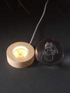 Световая фигурка стекло «Шар. Голограмма: Аниме», d=6 см, подставка дерево, USB - Фото 7