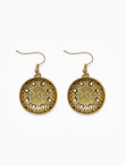 Серьги «Ажур» винтаж, чёрные в чернённом серебре - Фото 4