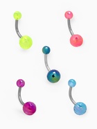 Пирсинг в пупок «Банан», штанга L=2.3 см, МИКС в серебре - Фото 2