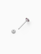 Пирсинг в язык «Штанга», L=2.5 см, бензин в серебре - Фото 3