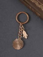 Брелок металл, эмаль "Планета и ракета" 9 см 10838138