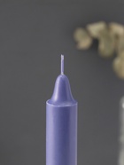Ароматическая свеча парафиновая хозяйственная, 2.4×21 см, 80 г, лаванда - Фото 4
