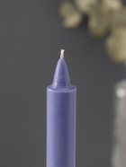 Ароматическая свеча парафиновая хозяйственная, 2×19 см, 55 г, лаванда - Фото 4