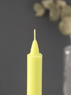 Ароматическая свеча парафиновая хозяйственная, 2×19 см, 55 г, жасмин - Фото 4