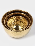 Набор мисок, 3 шт.: 17/21.5/25.4 см, нержавеющая сталь, золотистый - Фото 2