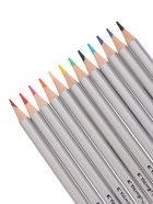 УЦЕНКА Карандаши 12 цветов, в картонной коробке, шестигранные, корпус серебро, деревянные, Пейзаж - Фото 5