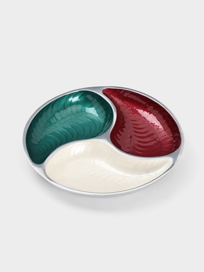 Менажница «Триколор», 28×28×4 см, алюминий