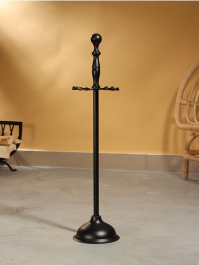 Каминный набор «Дым», 4 предмета, 14×14×64 см, сталь
