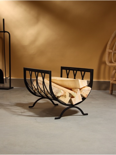 Дровница «Тепло», 40×31×30 см, сталь