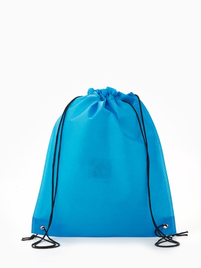 УЦЕНКА Сумка мешок для обуви флизелин , 35*40см, на шнурке, синий