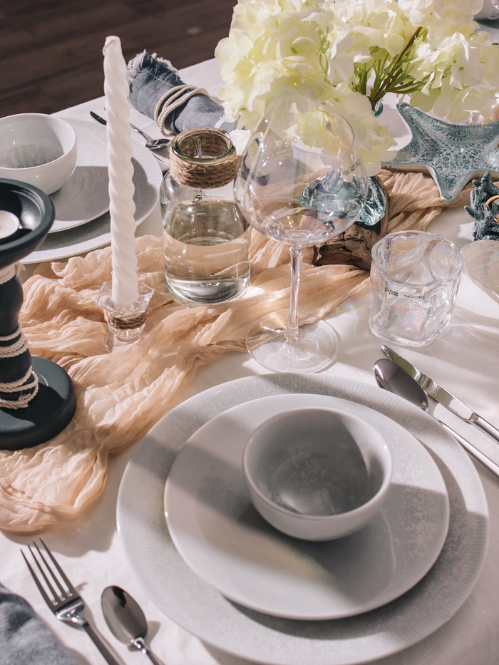 Тарелка Magistro Willow, d=27.9 см, фарфор, голубая - фото 118025914