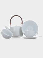 Тарелка глубокая Magistro Willow, d=20.9 см, 1 л, фарфор, голубая 10611744 - фото 319876267
