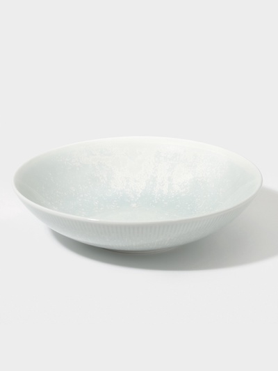 Тарелка глубокая Magistro Willow, d=22.9 см, 1.1 л, фарфор, голубая